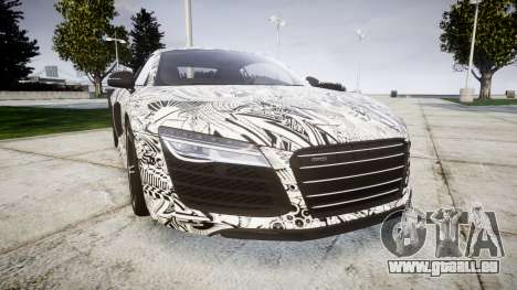 Audi R8 plus 2013 HRE rims Sharpie pour GTA 4