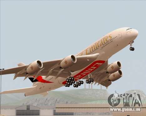 Airbus A380-800 Emirates 40 Anniversary Sticker pour GTA San Andreas