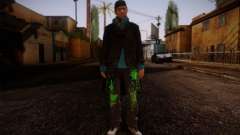 Aiden Pearce from Watch Dogs v9 pour GTA San Andreas