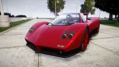 Pagani Zonda C12 S 7.3 2002 PJ2 pour GTA 4