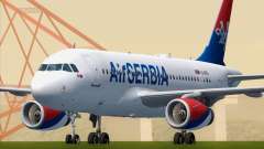 Airbus A319-100 Air Serbia für GTA San Andreas