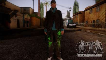Aiden Pearce from Watch Dogs v9 für GTA San Andreas