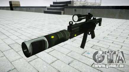 Tactique pistolet mitrailleur MP5 cible pour GTA 4