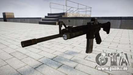 Tactique M4, fusil d'assaut Black Edition cible pour GTA 4