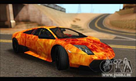 Lamborghini Murcielago In Flames für GTA San Andreas