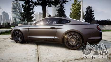 Ford Mustang GT 2015 Custom Kit black stripes pour GTA 4