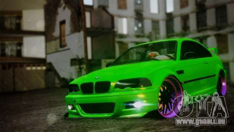 BMW M3 E46 MILKA pour GTA San Andreas