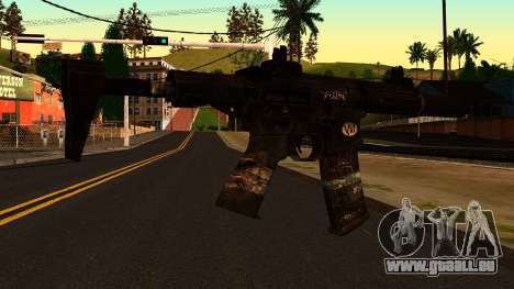 HoneyBadger from CoD Ghosts v2 pour GTA San Andreas