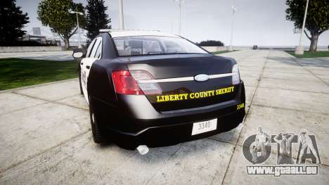 Ford Taurus 2014 County Sheriff [ELS] pour GTA 4