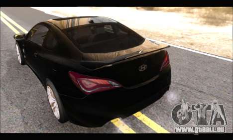 Hyundai Genesis Coupe 3.8 2013 pour GTA San Andreas