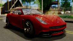 GTA 5 Dewbauchee Massacro Racecar (IVF) für GTA San Andreas