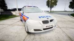 BMW 325d E91 2009 Metropolitan Police [ELS] für GTA 4