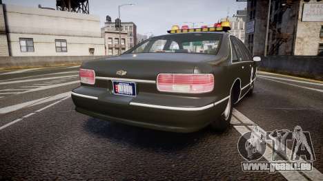 Chevrolet Caprice 1993 Detroit Police pour GTA 4