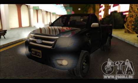 Ford Ranger Cabina Simple 2013 pour GTA San Andreas