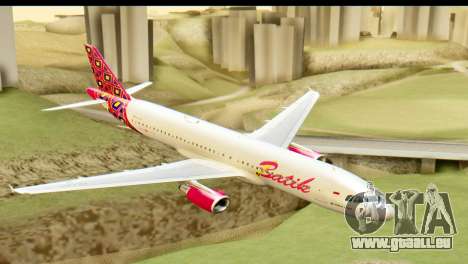 Airbus A320 Batik Air pour GTA San Andreas