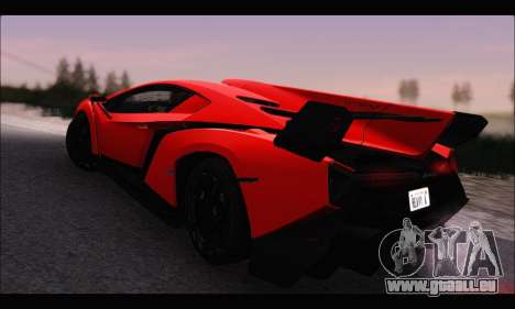 Lamborghini Veneno White-Black 2015 (HQLM) pour GTA San Andreas