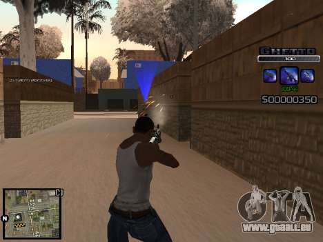 С-HUD GHETTO pour GTA San Andreas