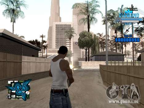 C-HUD Blek-Pro Diamond für GTA San Andreas