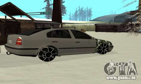 Skoda Octavia Winter Mode für GTA San Andreas