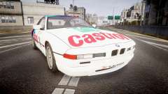 BMW E31 850CSi 1995 [EPM] Castrol White pour GTA 4