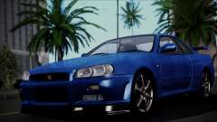 Nissan Skyline GT-R V Spec II 2002 pour GTA San Andreas