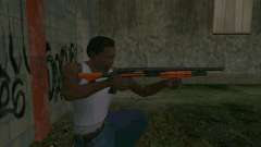 Orange Shotgun für GTA San Andreas