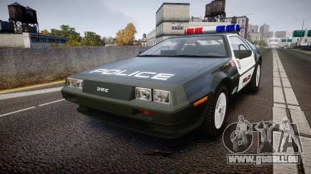 DeLorean DMC-12 [Final] Police pour GTA 4