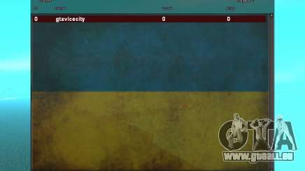 SampGUI Flagge Der Ukraine für GTA San Andreas