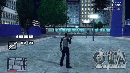 C-HUD GTA 4 with Map pour GTA San Andreas