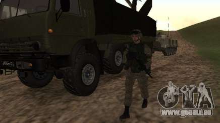 Les soldats de l'armée russe dans la tenue du Guerrier pour GTA San Andreas