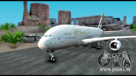 Airbus A380-800 Etihad New Livery pour GTA San Andreas