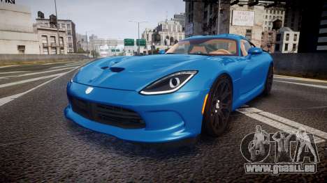 Dodge Viper SRT 2013 rims2 pour GTA 4