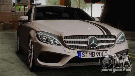 Mercedes-Benz C250 AMG Edition 2014 EU Plate pour GTA San Andreas