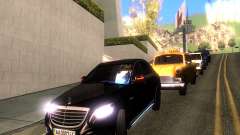Mercedes-Benz Long S65 W222  Black loaf pour GTA San Andreas