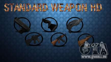 Standard HD Weapon Pack für GTA San Andreas