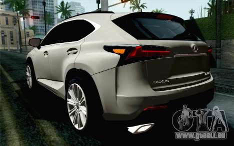 Lexus NX 200T v5 pour GTA San Andreas