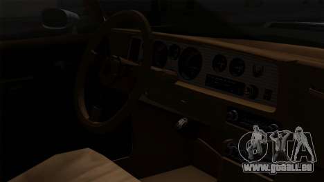 Pontiac Trans AM Interior für GTA San Andreas