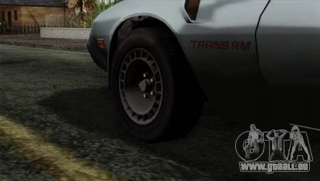 Pontiac Trans AM Interior für GTA San Andreas