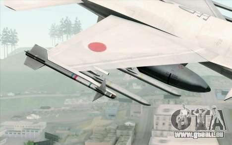 Mitsubishi F-2 White JASDF Skin pour GTA San Andreas