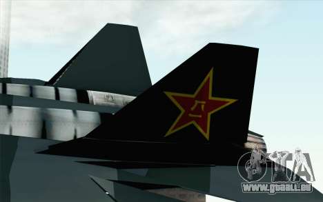 Sukhoi PAK-FA China Air Force für GTA San Andreas