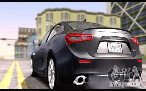 Maserati Ghibli 2014 pour GTA San Andreas
