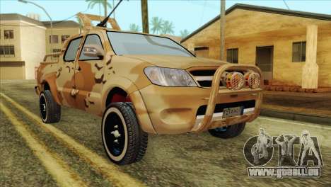 Toyota Hilux Siria Rebels without flag pour GTA San Andreas