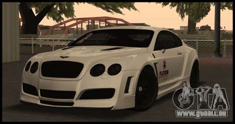 Bentley Continental GT Platinum Motorsport für GTA San Andreas