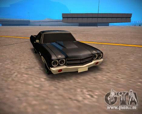 Chevrolet El Camino SS Green Hornet für GTA San Andreas