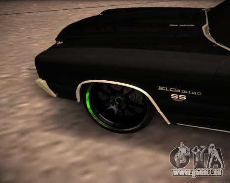 Chevrolet El Camino SS Green Hornet für GTA San Andreas
