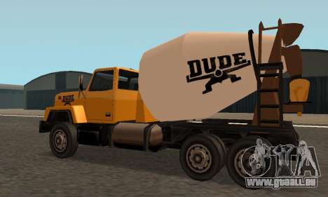 Cement Truck Fixed pour GTA San Andreas