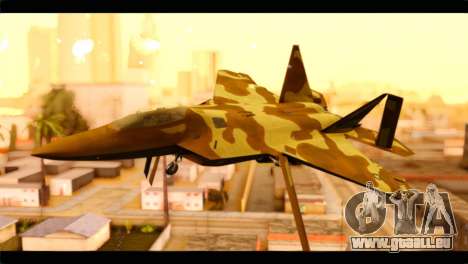 F-22 Raptor Desert Camouflage pour GTA San Andreas