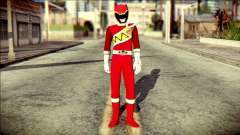Power Rangers Kyoryu Red Skin für GTA San Andreas