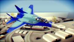 Mikoyan-Gurevich MIG-29K UB 341 Blue pour GTA San Andreas