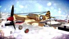 P-40E 325th Fighter Group pour GTA San Andreas